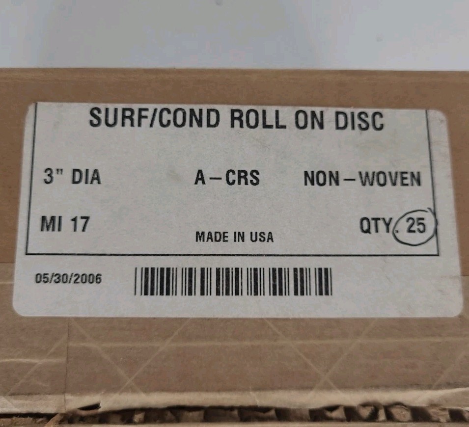 25PCS 3″ Coarse Surface Conditioning Roll Lock Sanding Disc Pads Die Grinder NEW