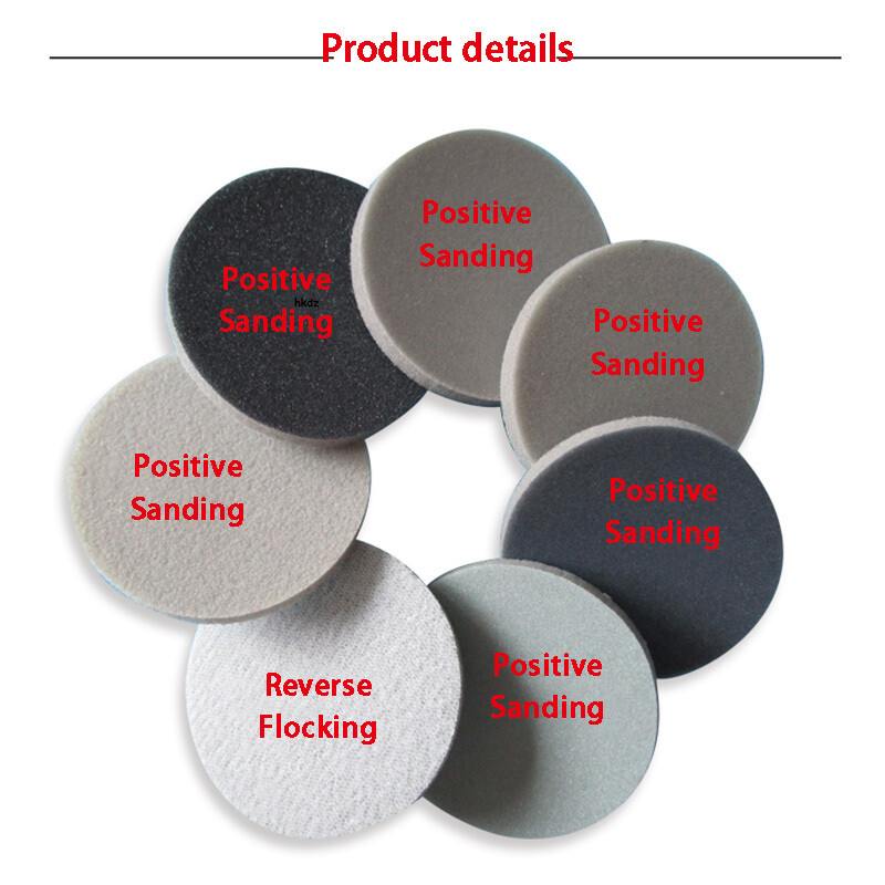 1”~5” Hook and Loop Sanding Discs 60-1000 Grit Wet & Dry Sandpaper Sander Pads