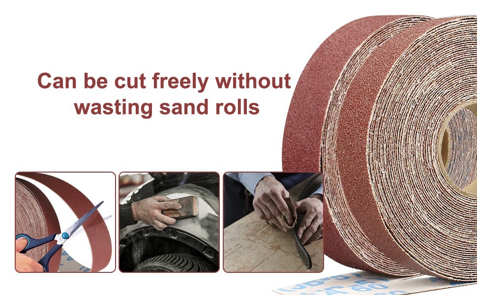5M Emery Cloth Sandpaper Roll 1 Inch Aluminum Oxide Polishing Tape