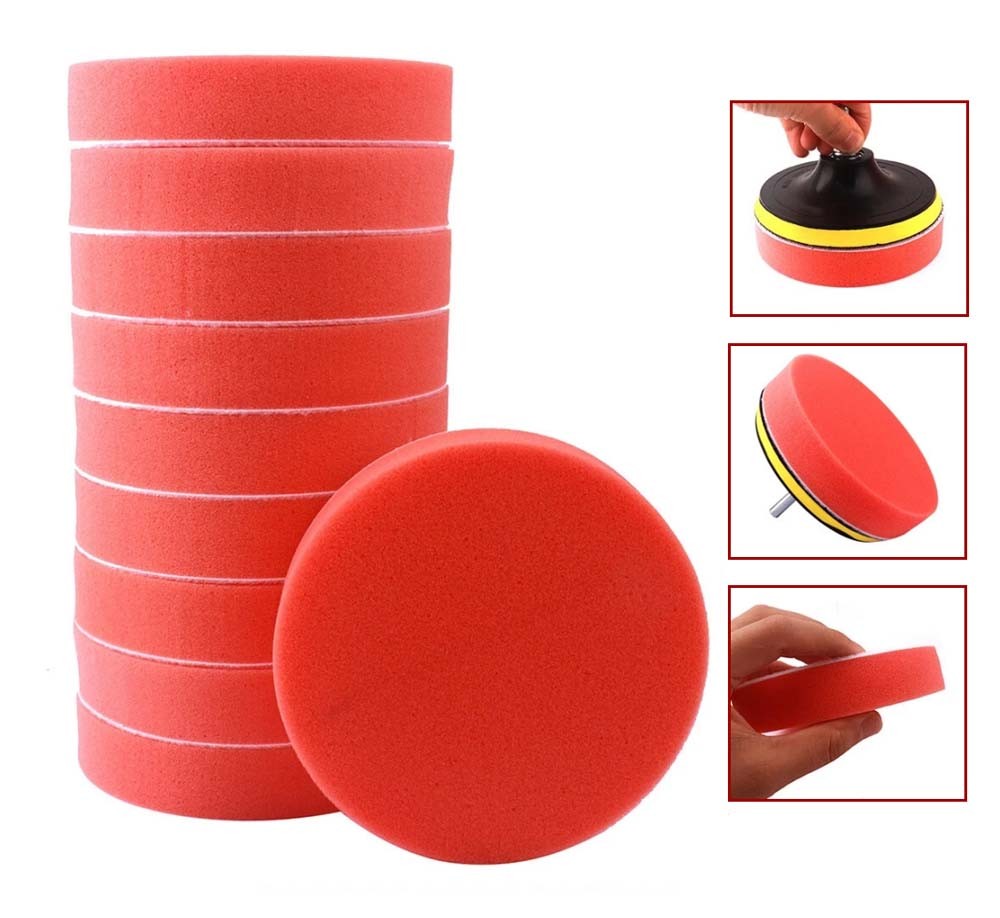 Car Polisher Pad Buffer Waxing Buffing Polishing Sponge Pads 2 In 3 In 4 In 5 In
