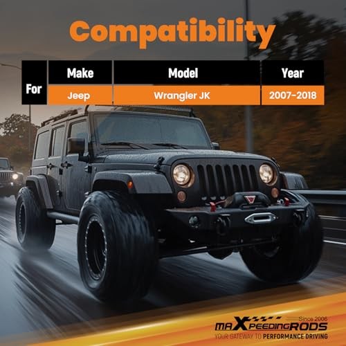 maXpeedingrods 2” Front & 1” Rear Lift Leveling Kit for Jeep Wrangler JK 2007