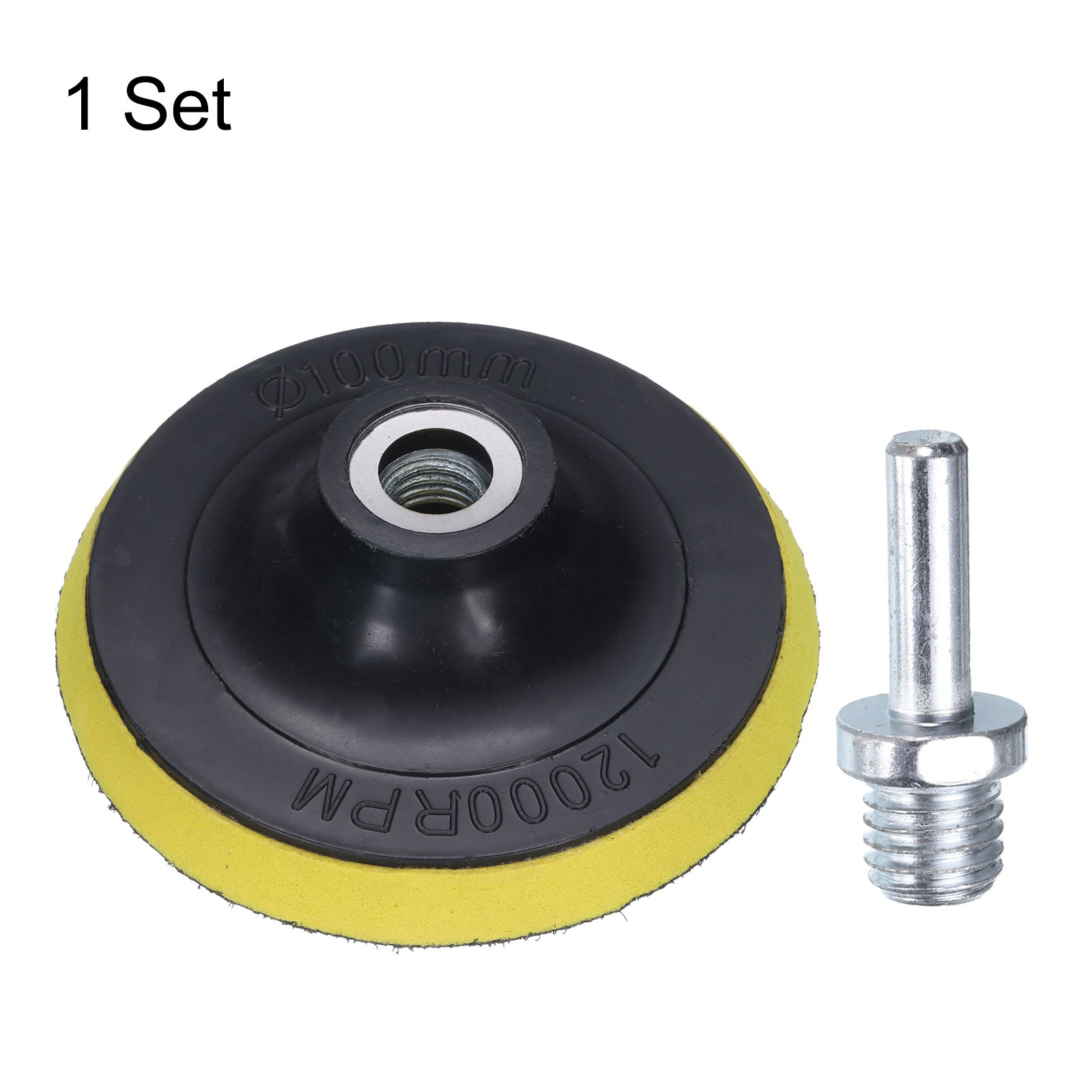 4 Inch Hook and Loop Sanding Disc Pads M14 Shank, 1 Set 2pcs