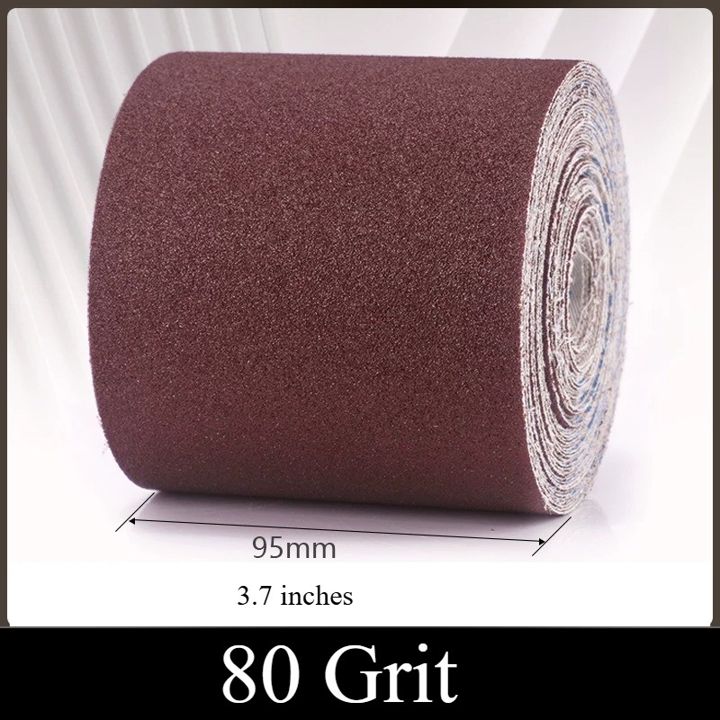 5M/roll DIY 95mm 115mm Sandpaper Roll Multi-Grit Polishing Sanding Sheets Craft