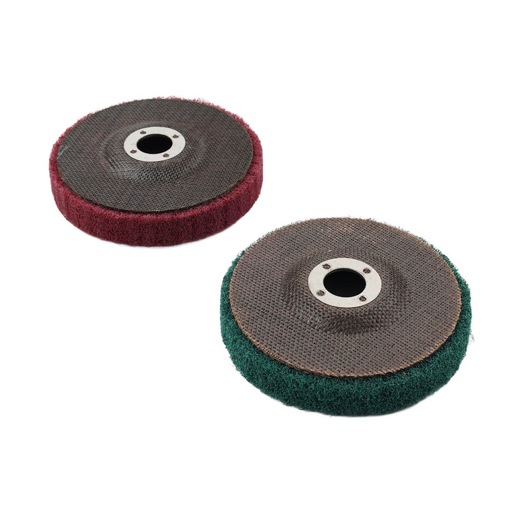 100mm Nylon Fiber Flap Buffing Wheel Polishing Grinding Disc For Angle Grinder