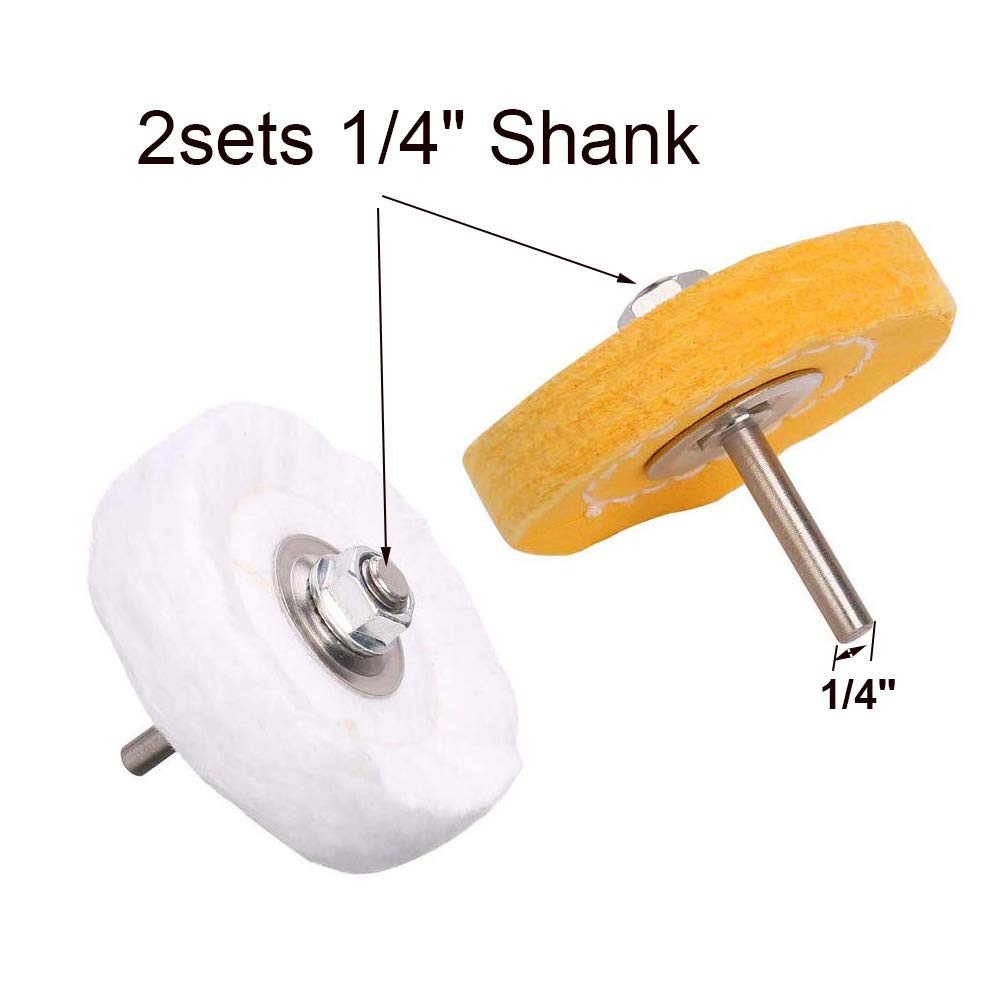3″ Buffing Polishing Wheels Soft(30Ply)/ Fine(50Ply)/ Medium(36Ply)/