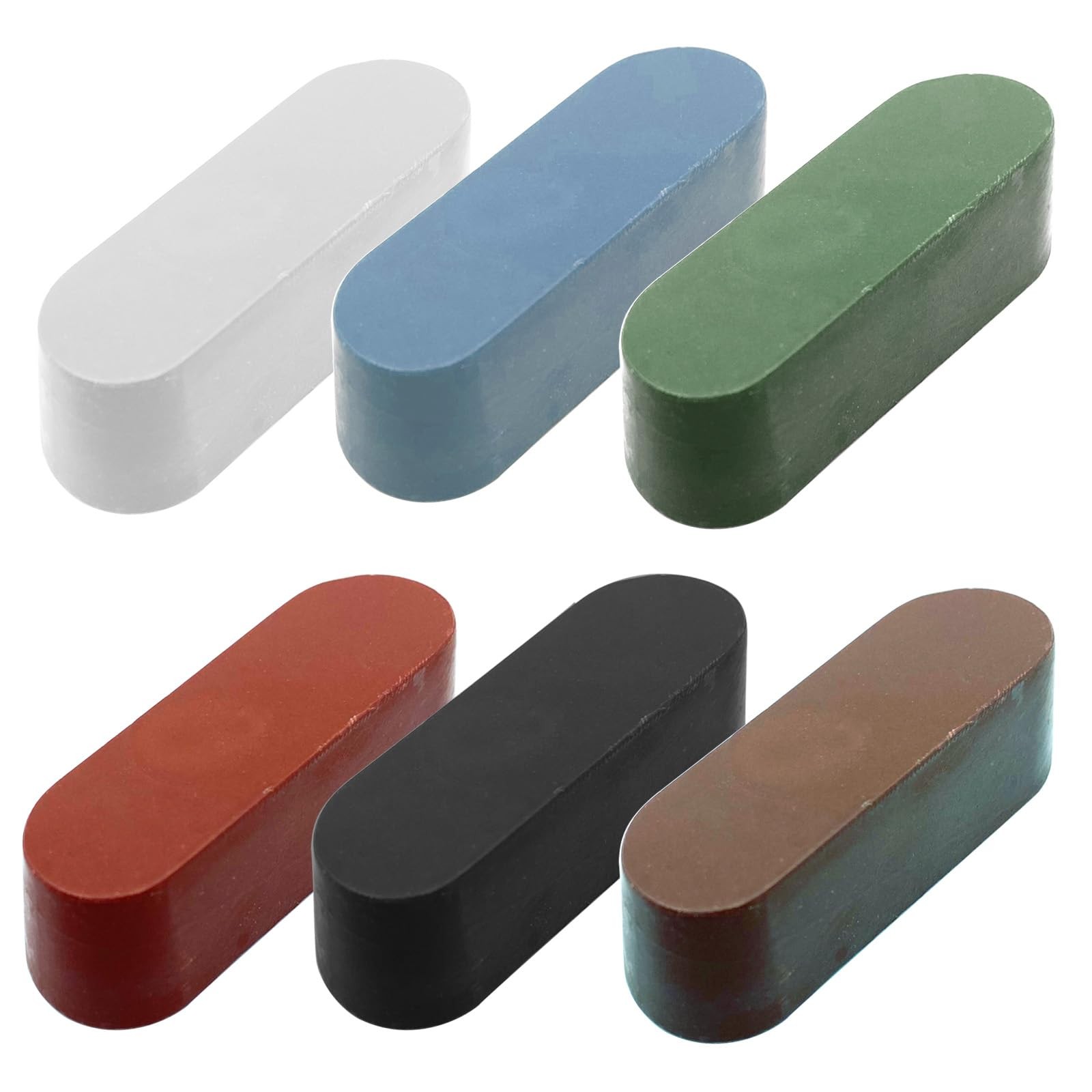 6 Pcs Metal Buffing Polishing Compound for Buffing Wheel, Buffing Wheel Compound