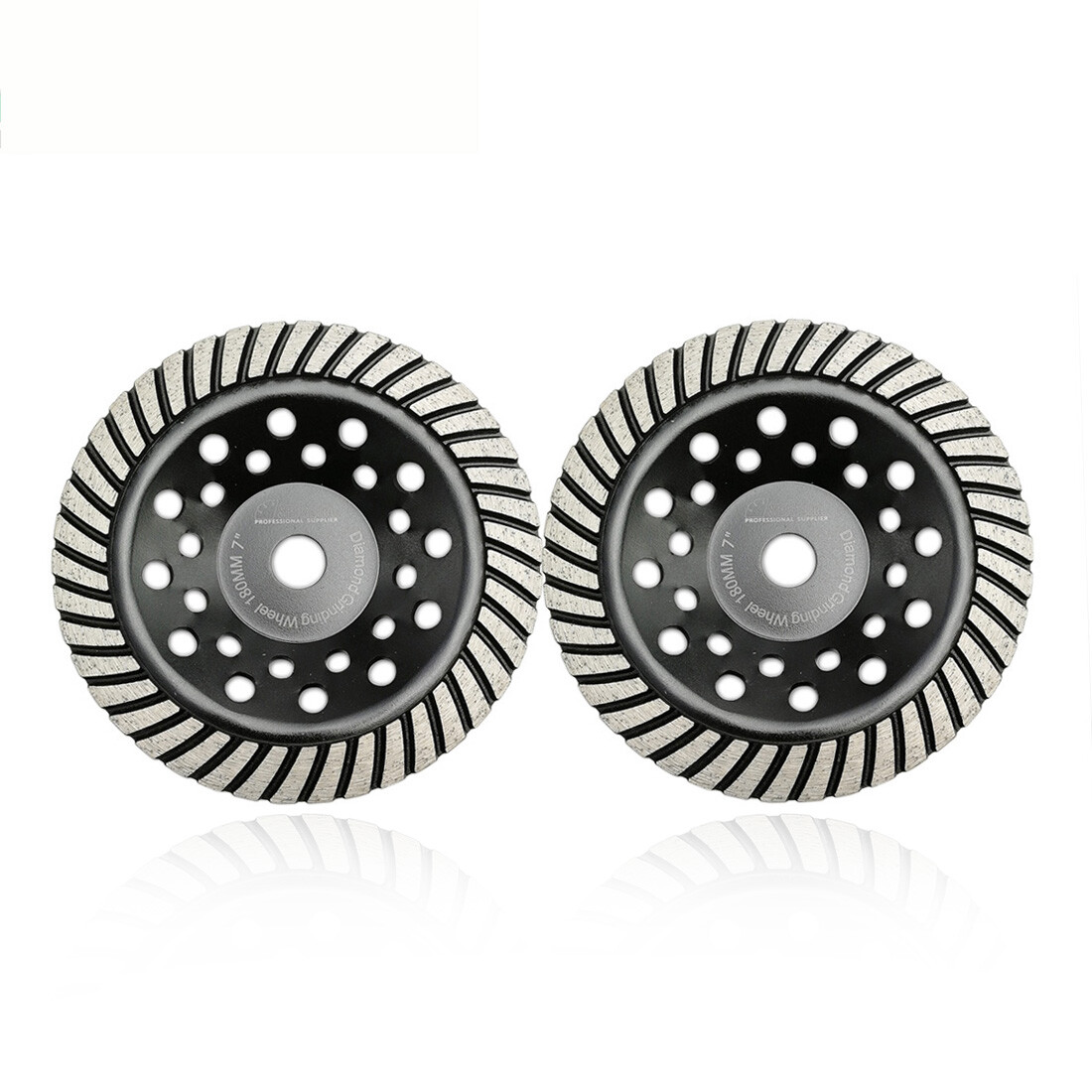 SHDIATOOL Diamond Grinding Cup Disc 7 inch for Milling Masonry Concrete 2pcs/pk