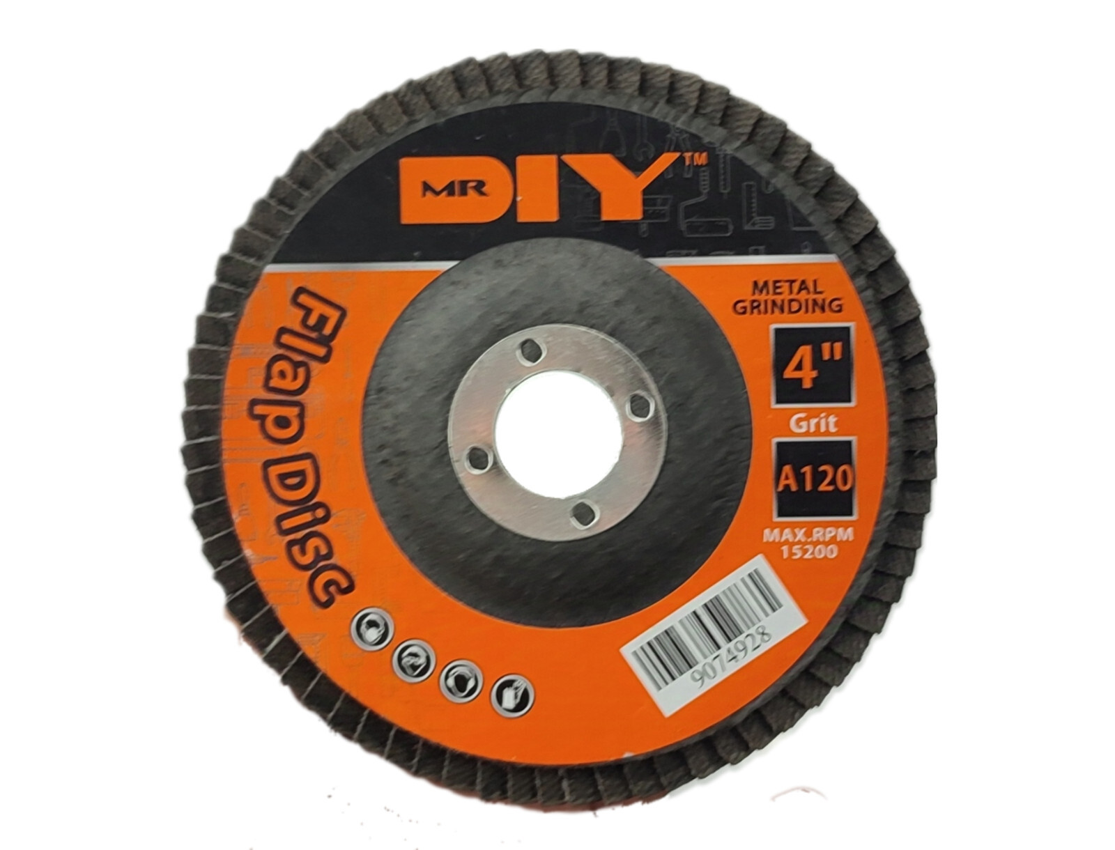 5x Flap Disc 4.0” Metal Grinding Sanding Wheel Grit A120 Max RPM 15200 Free Ship