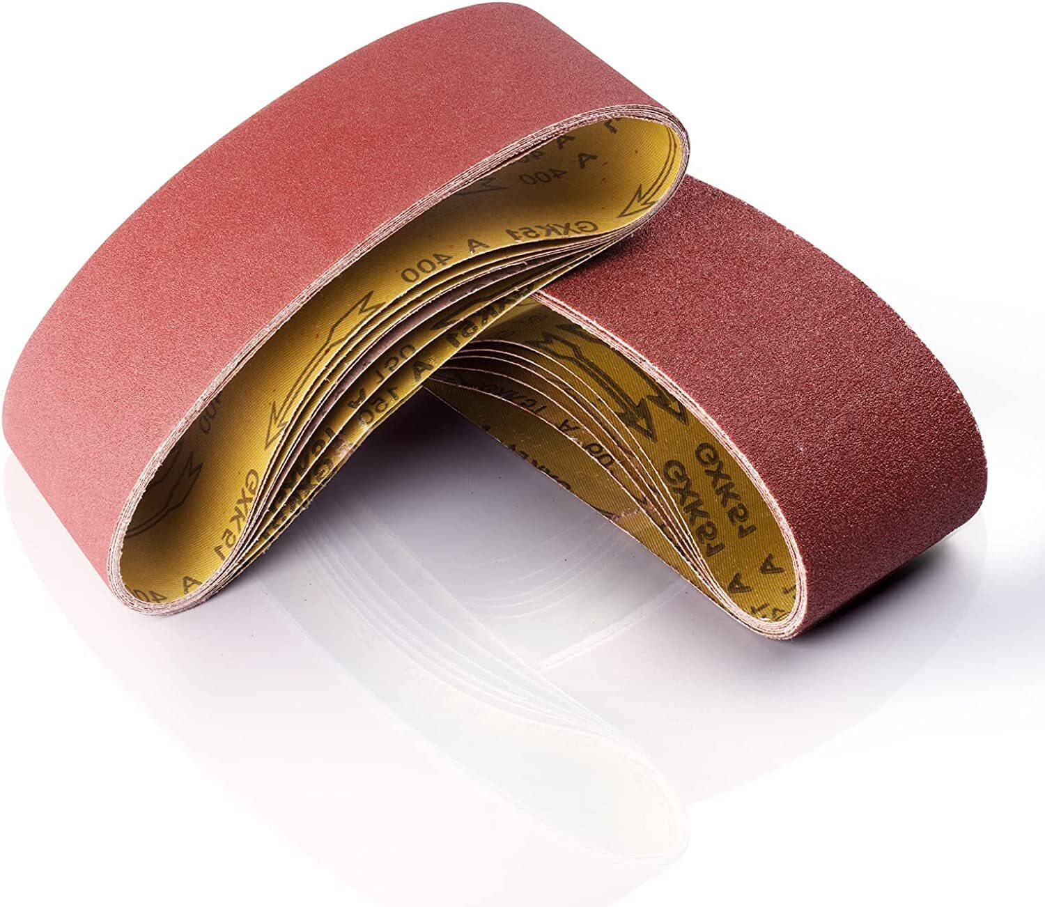 12PCS 4 x 24 inch Sanding Belts Belt Sander Sandpaper 60 80 120 150 240 400 Grit
