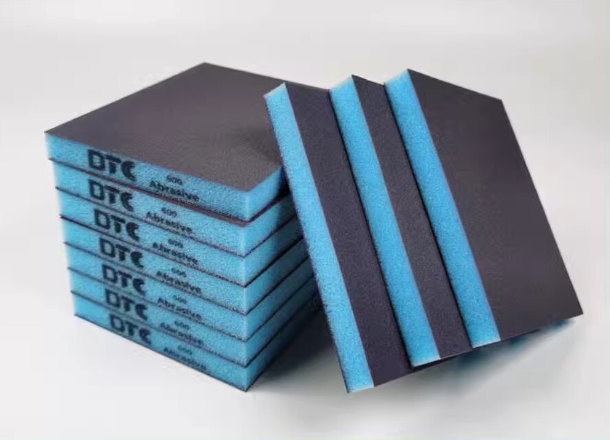 Double-sided flexible sanding block sponge Dry/Wet Sanding Size 95*115mm 10Pads