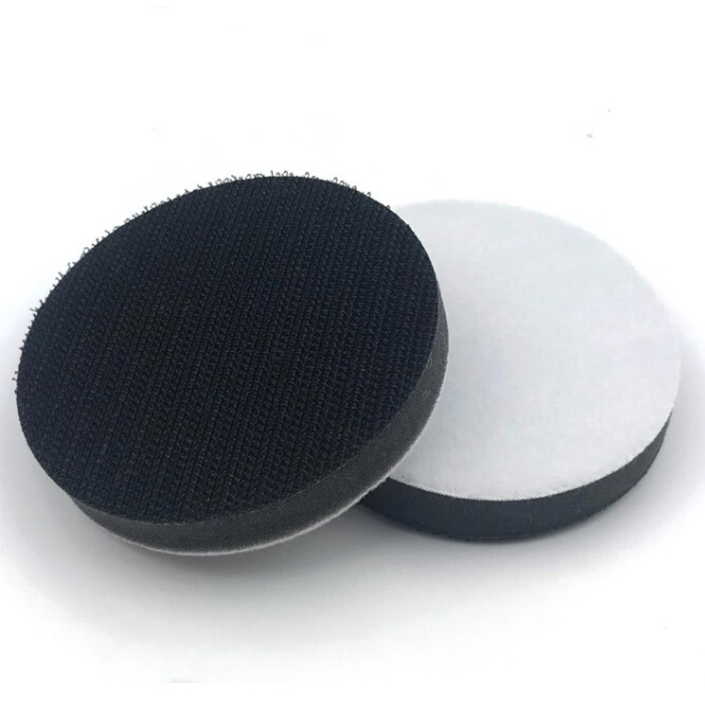 2PCS 3inch 75mm Soft Interface Pad Hook And-Loop Sanding Discs Power Tools Parts