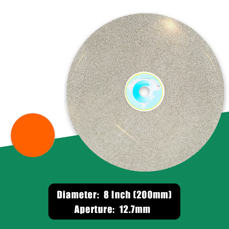 8 Inch 200mm Diamond Grinding Disk Saw Blade Angle Grinder Glass Polishing Pads