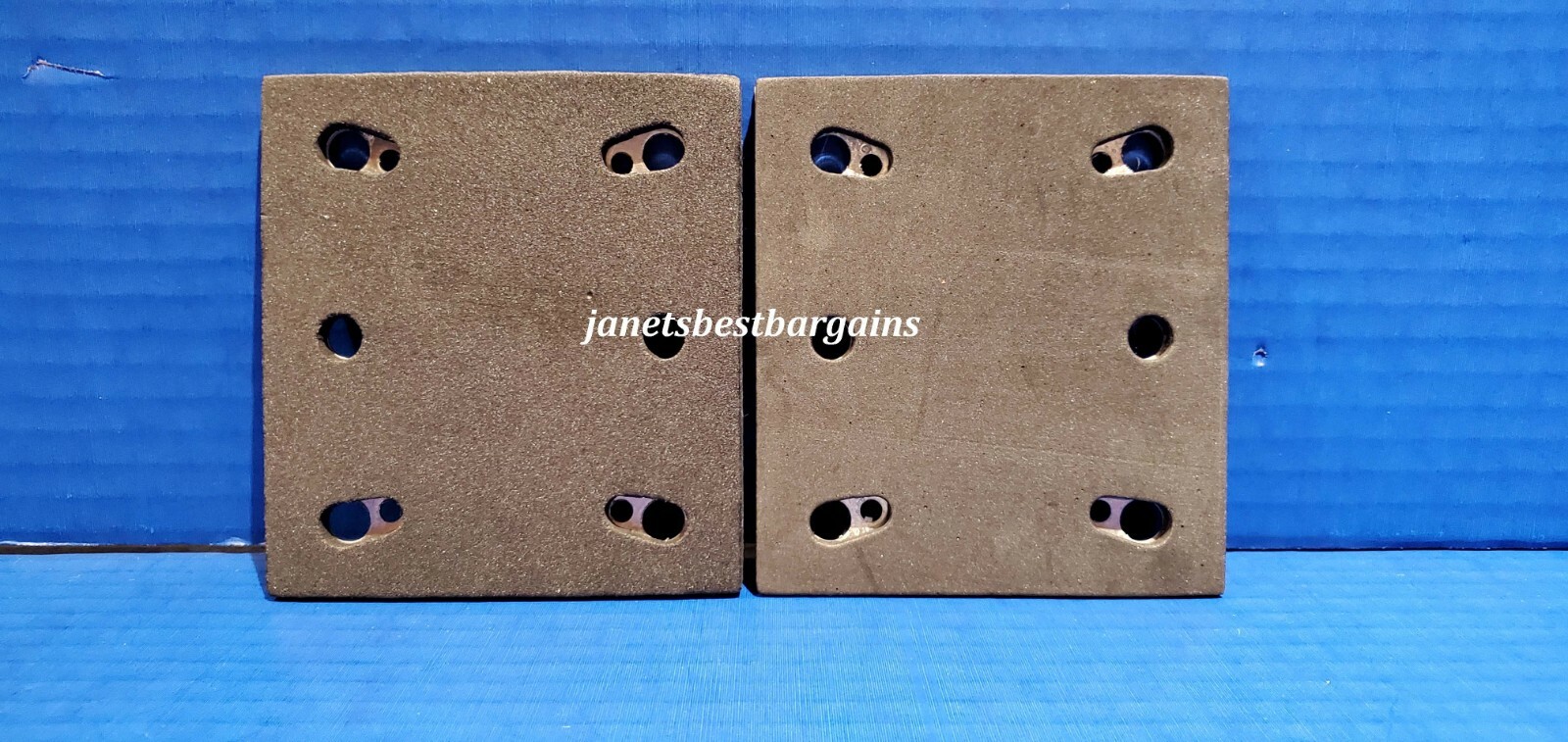 Makita 158324-9 Aftermarket 6 Hole 1/4 Sheet Standard Square Sander Pad 2 Pack