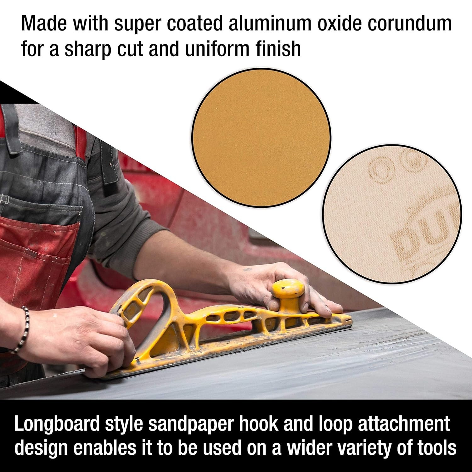 Longboard Sandpaper Roll 400 Grit Aluminum Oxide for Smooth Surface Finishing