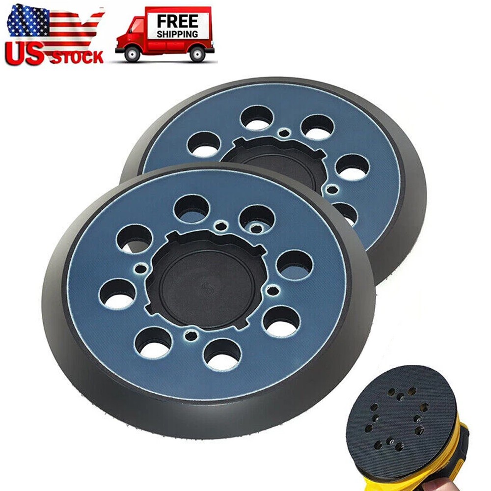 2x 5″ Orbital Sander Pads 8-Hole 4-Screw for Dewalt DWE6423/6423K, DWE6421/6421K