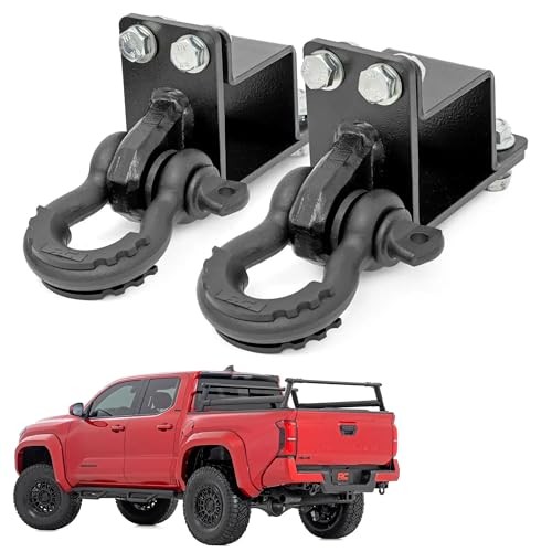 Rear Shackle Kit w/D-Rings & Rubber Isolators – 73117