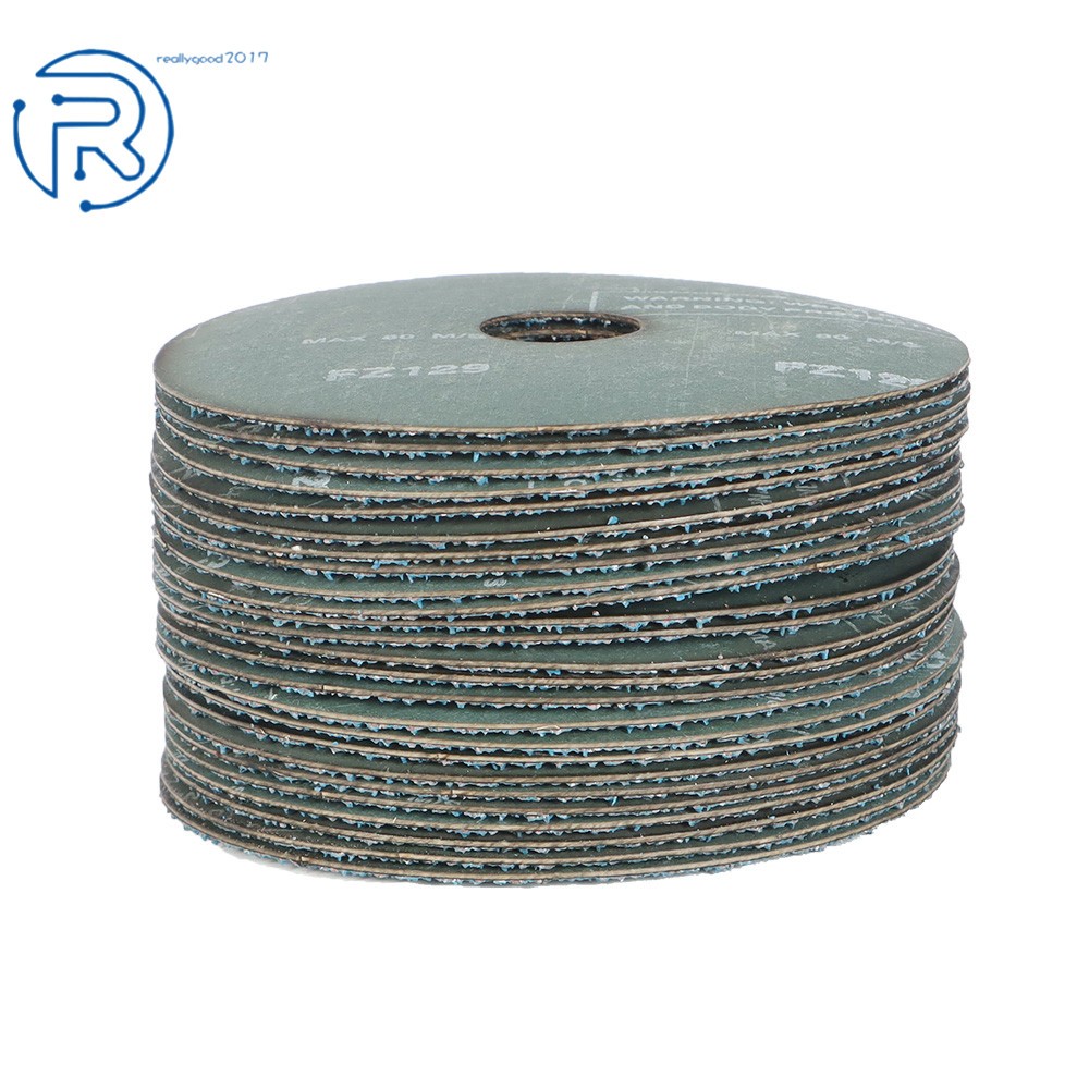 25Pcs 24 Grit and 36 Grit Zirconia Resin Fiber Disc Grinding And Sanding Discs
