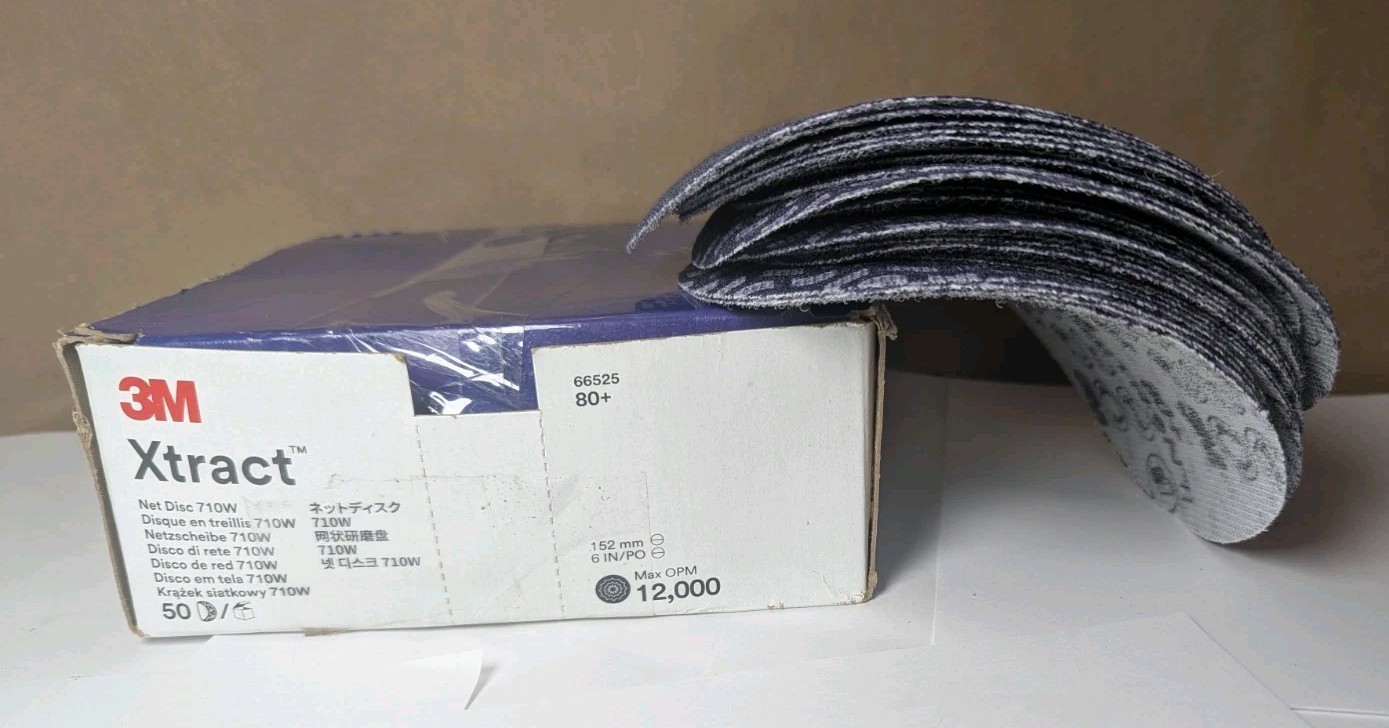 3M Extract net disc 710w 50 pieces for orbital sander: Open Box (27)