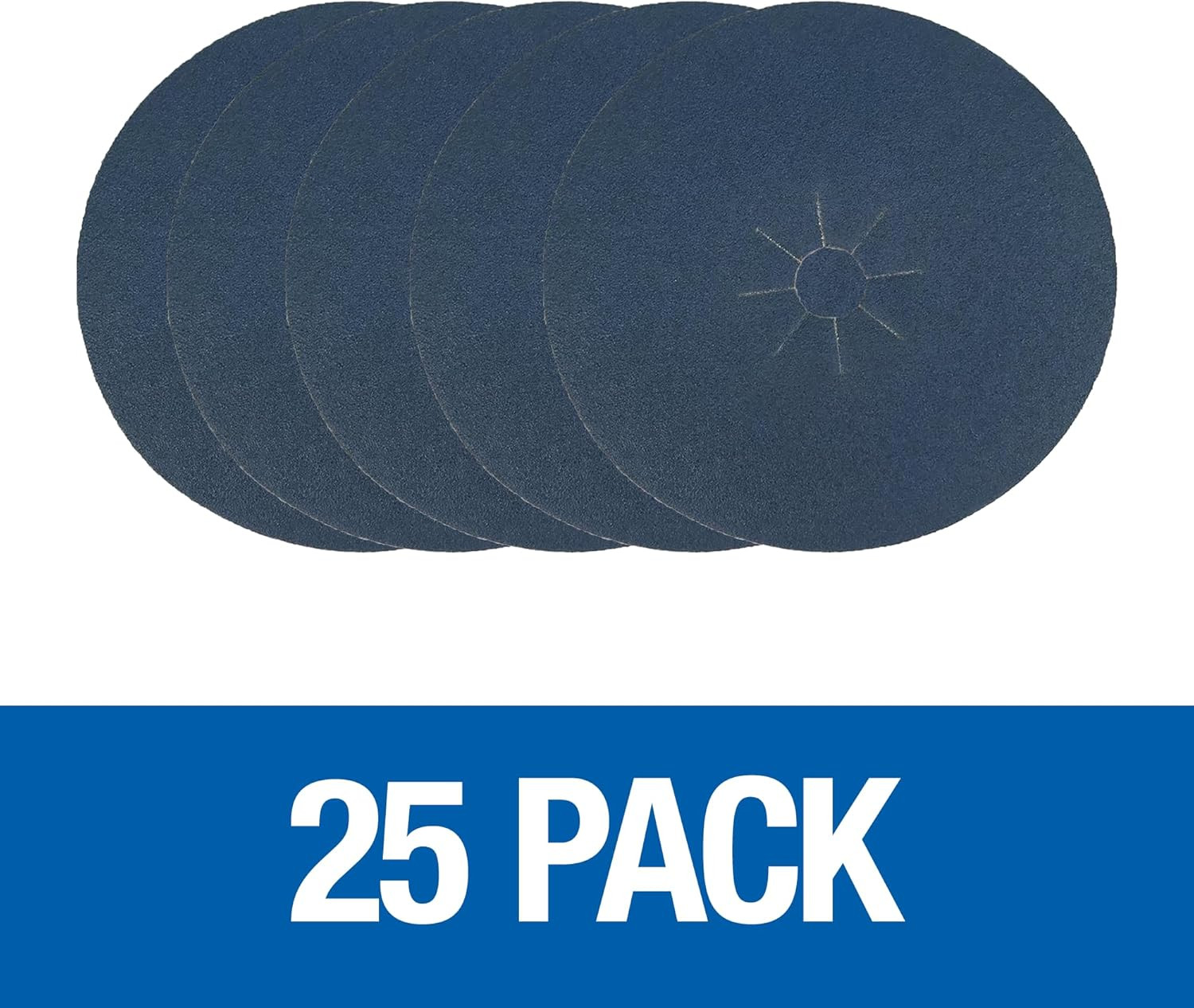 410060 Zirconia Cloth Floor Sanding Edger Discs, 7″ X 7/8″ Hole, Grit 60X (25 Pa