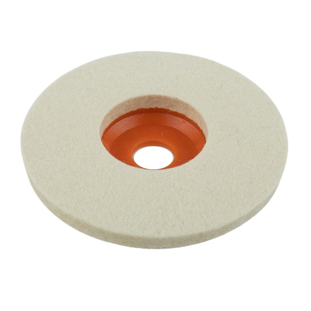 3pcs 4In 100mm Wool Polishing Wheel Buffing Angle Wheel Polishing Disc Abrasive