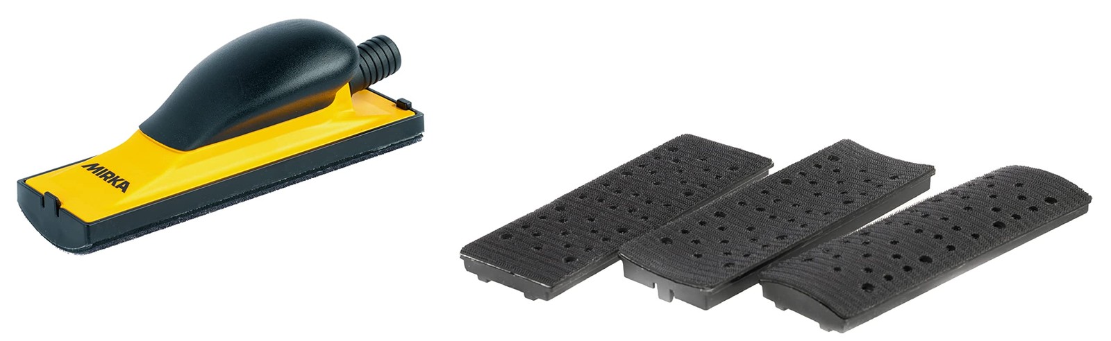 Mirka Hand Sanding Block Kit Set 2.75 x 8 Hook and Loop/Multipurpose Sander Tool