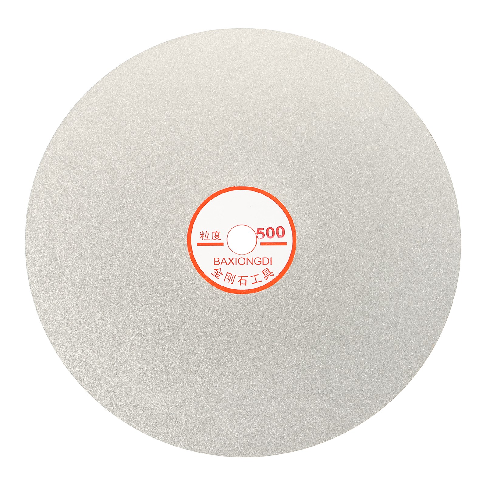8 Inch x 1/2″ Arbor Diamond Flat Lap Disc, 500 Grit Diamond Grinding Disc