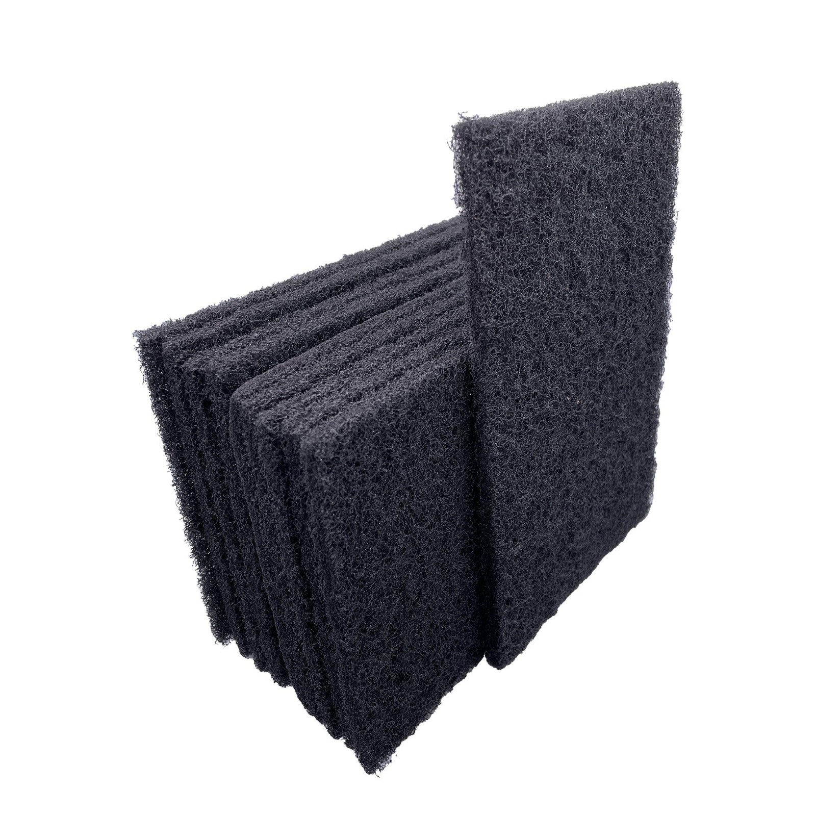 VSM 10-Pack: 6″ x 9″, Black – Medium, Non-Woven Hand Pad, Silicon Carbide Gra…
