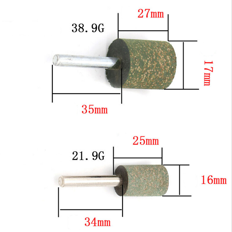 1/2/5pcs Grinding Wheel Grinding Sponge Grinding Head 6mm For Rotating Tools US