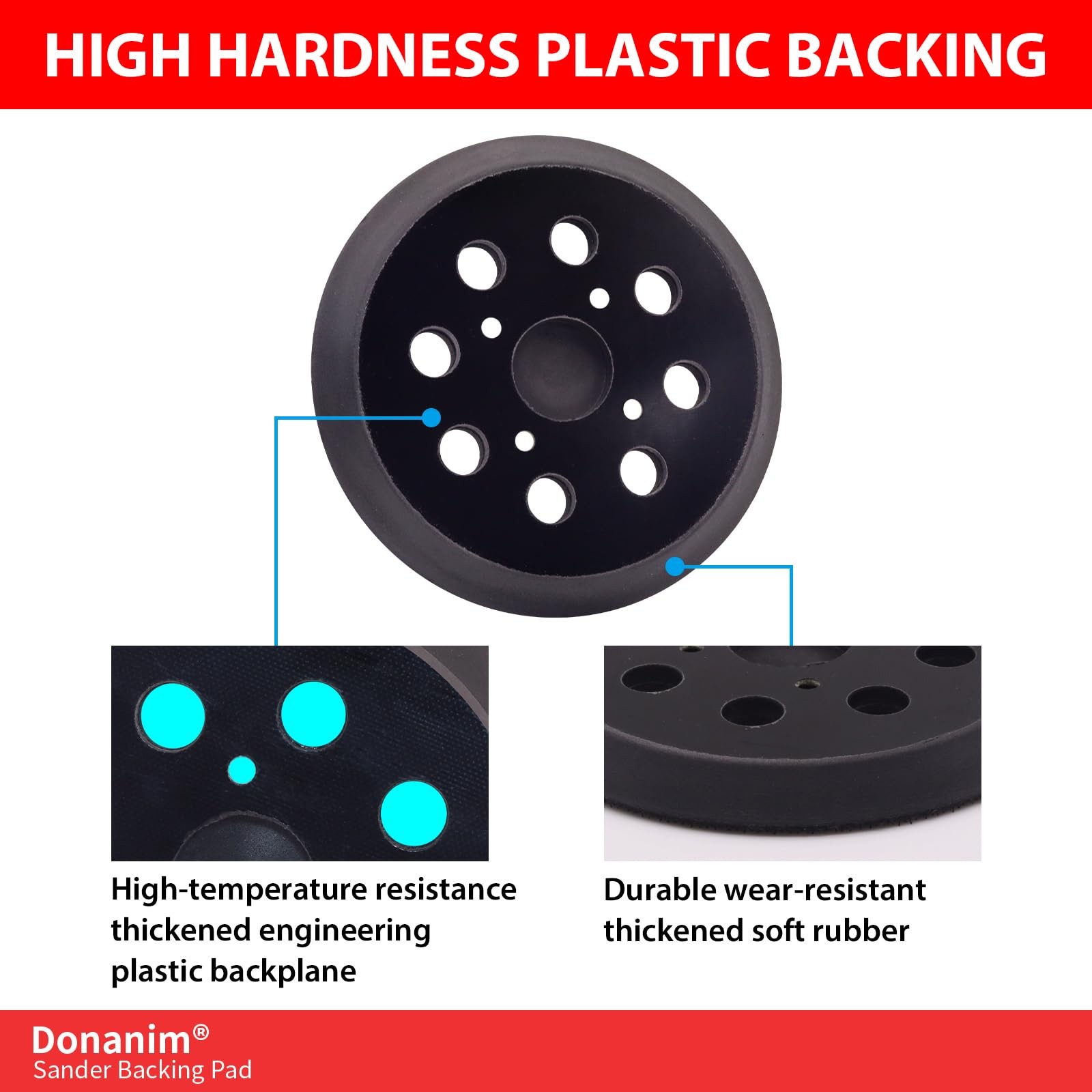 2Pack 5” 8 Hole Sander Pad Compatible with Craftsman 315.112170 315.116940