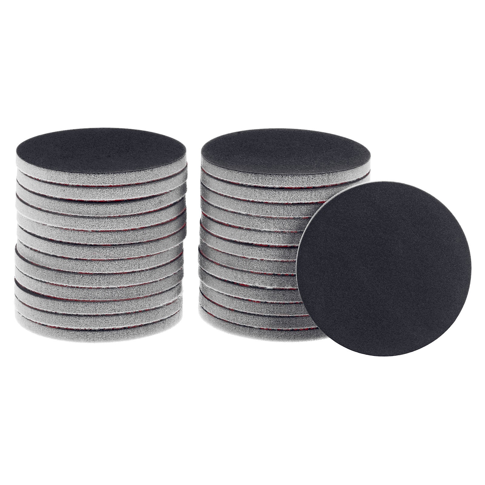25pcs 1000 Grit 3-inch Sponge Pad Sanding Sponge Hook and Loop Sanding Disc