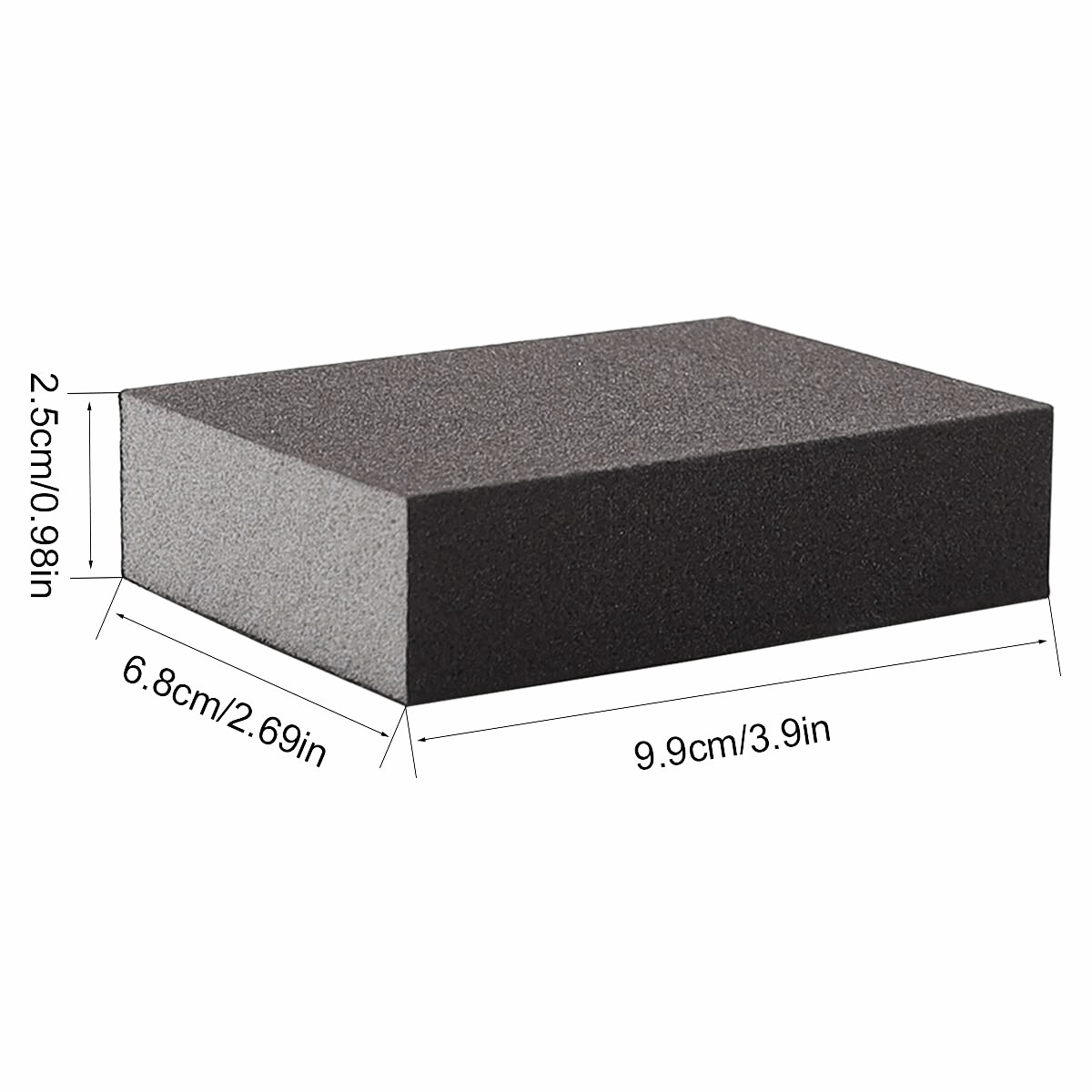 6 pcs Drywall Sanding Sponge Set Wet Dry Foam Sand Paper Blocks Pads 60-220 Grit