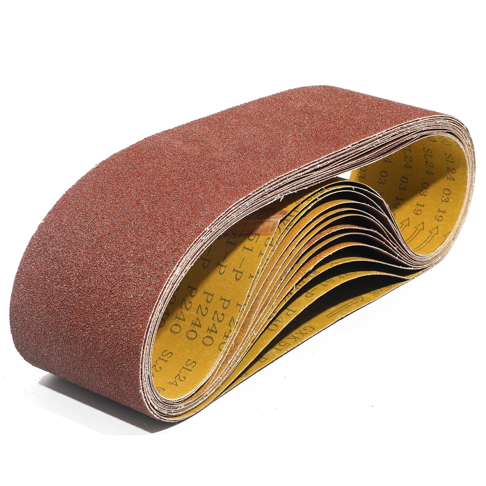 12 Pack 4×36 Inch Sanding Belts Assorted Grits Aluminum Oxide Abrasive Belts