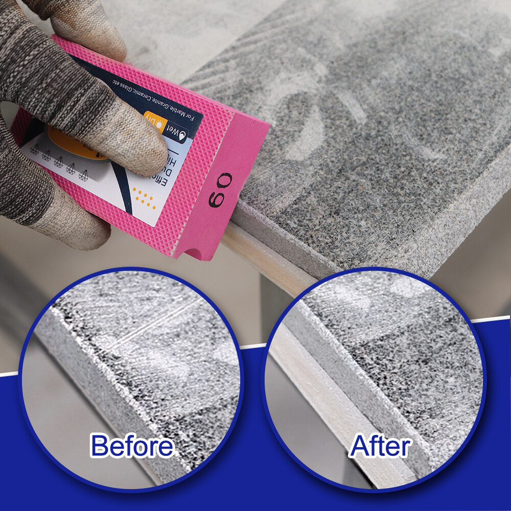 Diamond Electroplated Resin Hand Polishing Pad for Tile Stone 7pcs/set #60-#3000