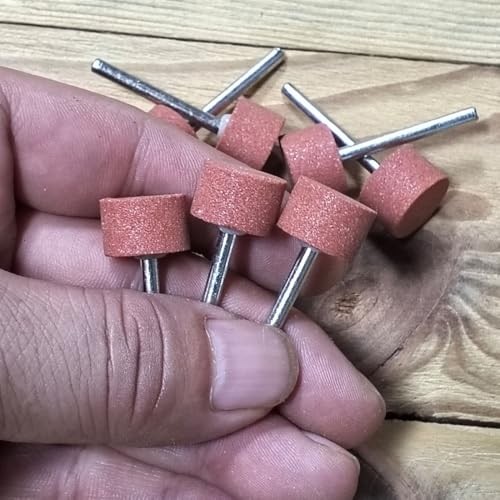 18pcs Rotary Grinding Stones, 1/8” Shank 15MM Cylinder 15mm Cylindrical shape