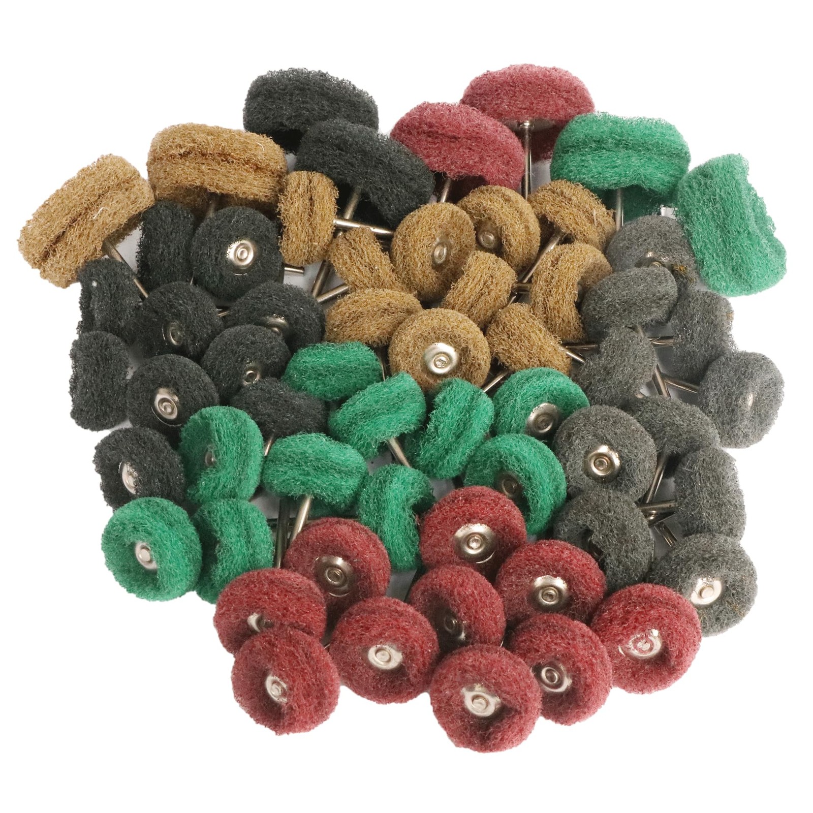 58PCS Abrasive Buffing Polishing Wheel Set for Rotary Tools,Scouring pad
