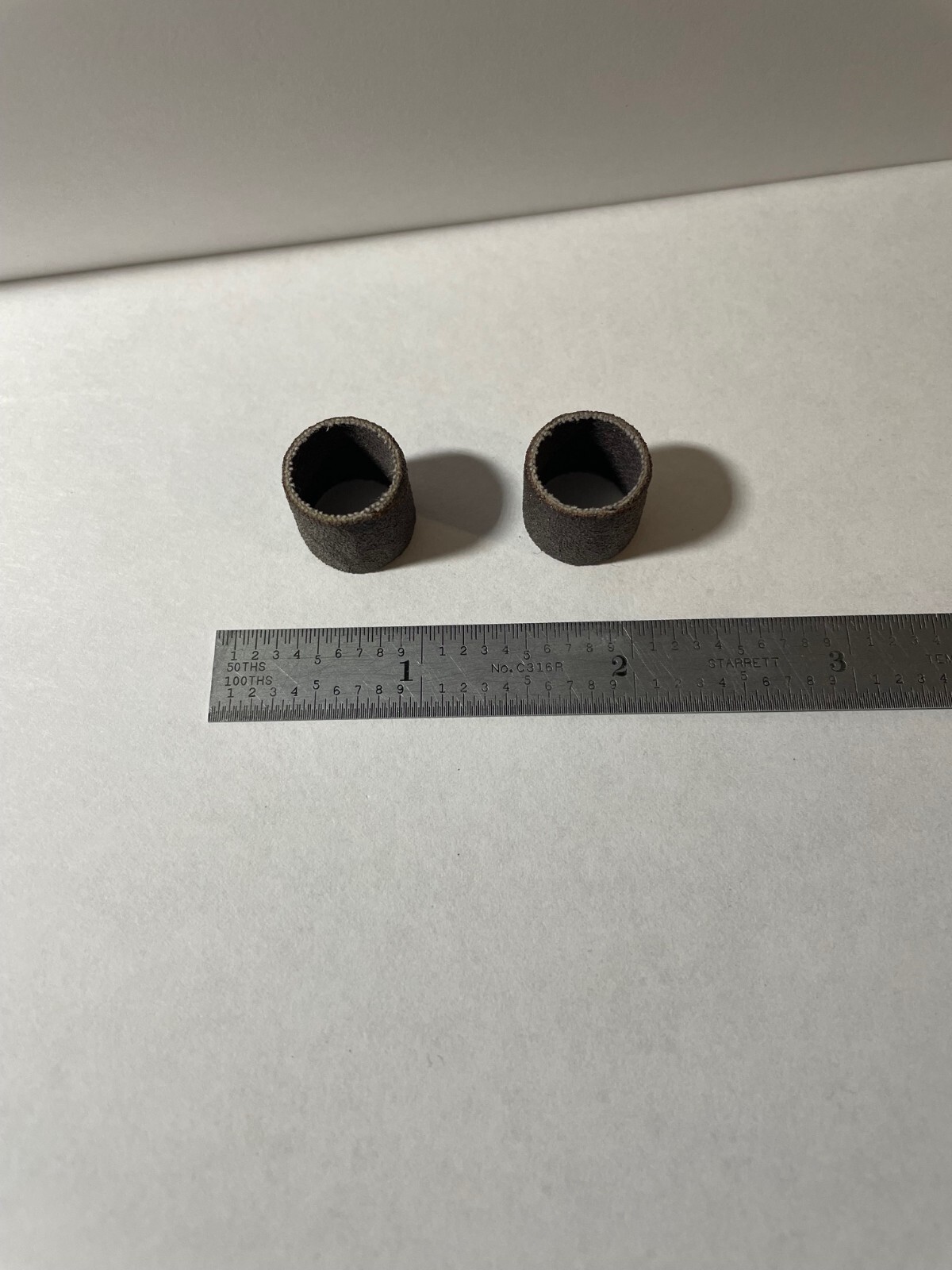 Sprial No Lap Sanding Bands 1/2 ” x 1/2″ Aluminum Oxide Fine grit