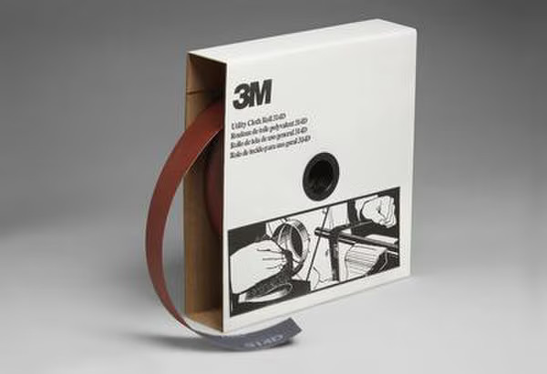 3M Utility Cloth Roll 314D, P80 J-weight, 1-1/2 in x 50 yd