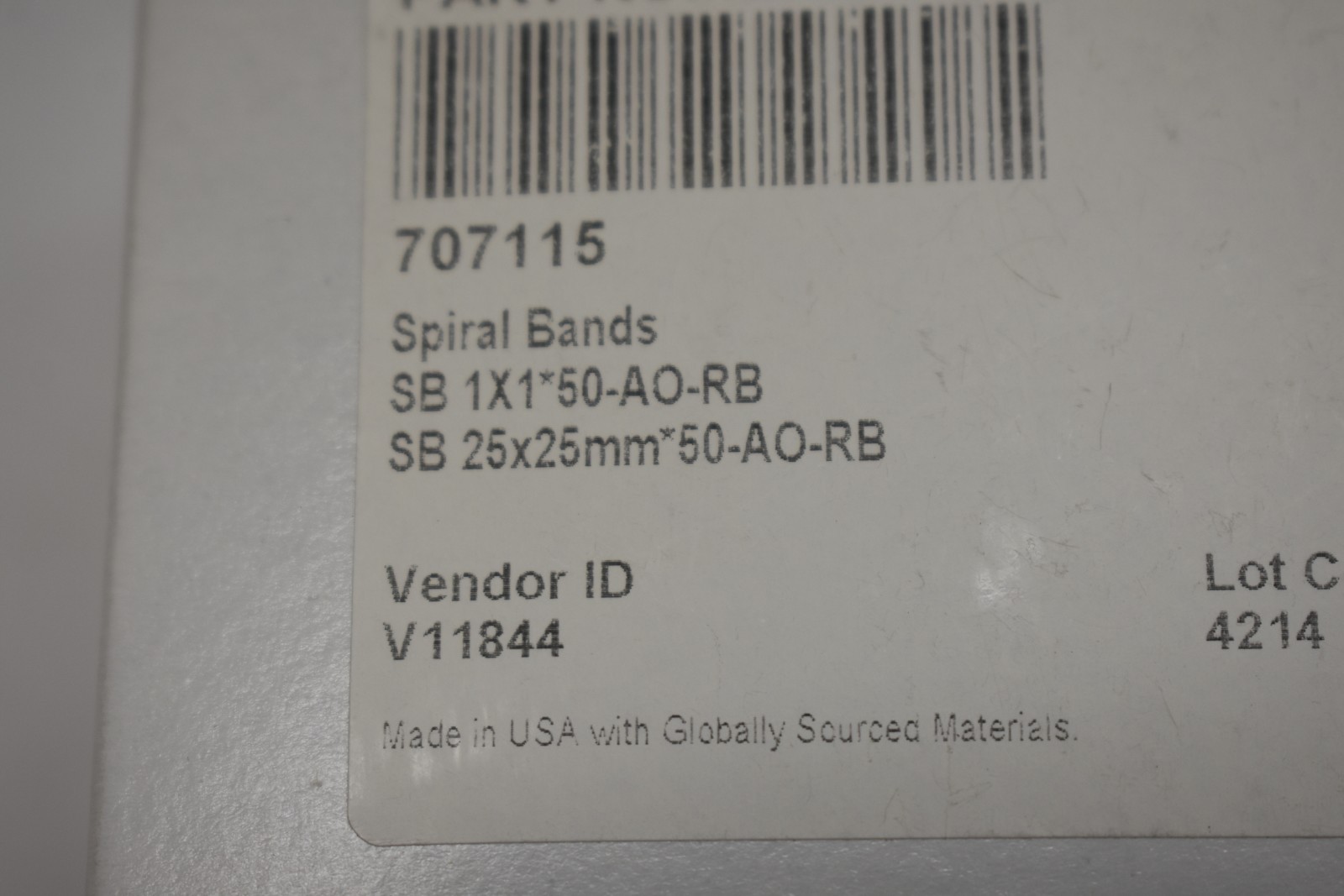 Lot of 20 Aluminum Oxide Spiral Bands No Lap Sanding Sleeves 1″ x 1″ 50-AO-RB