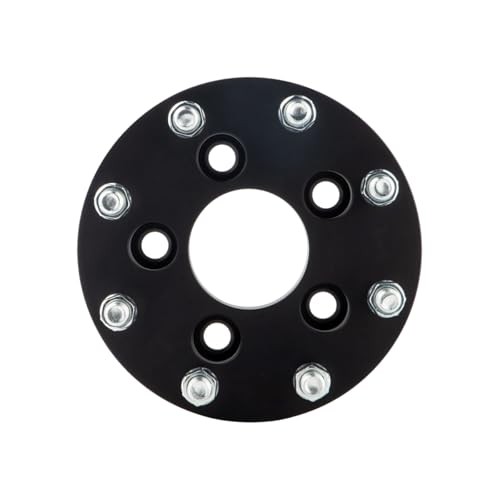 Black Forged 5×4.5 to 8×170 Wheel Adapters 1.5 Inch 14×1.5 1.5 Inch – Pack of 2