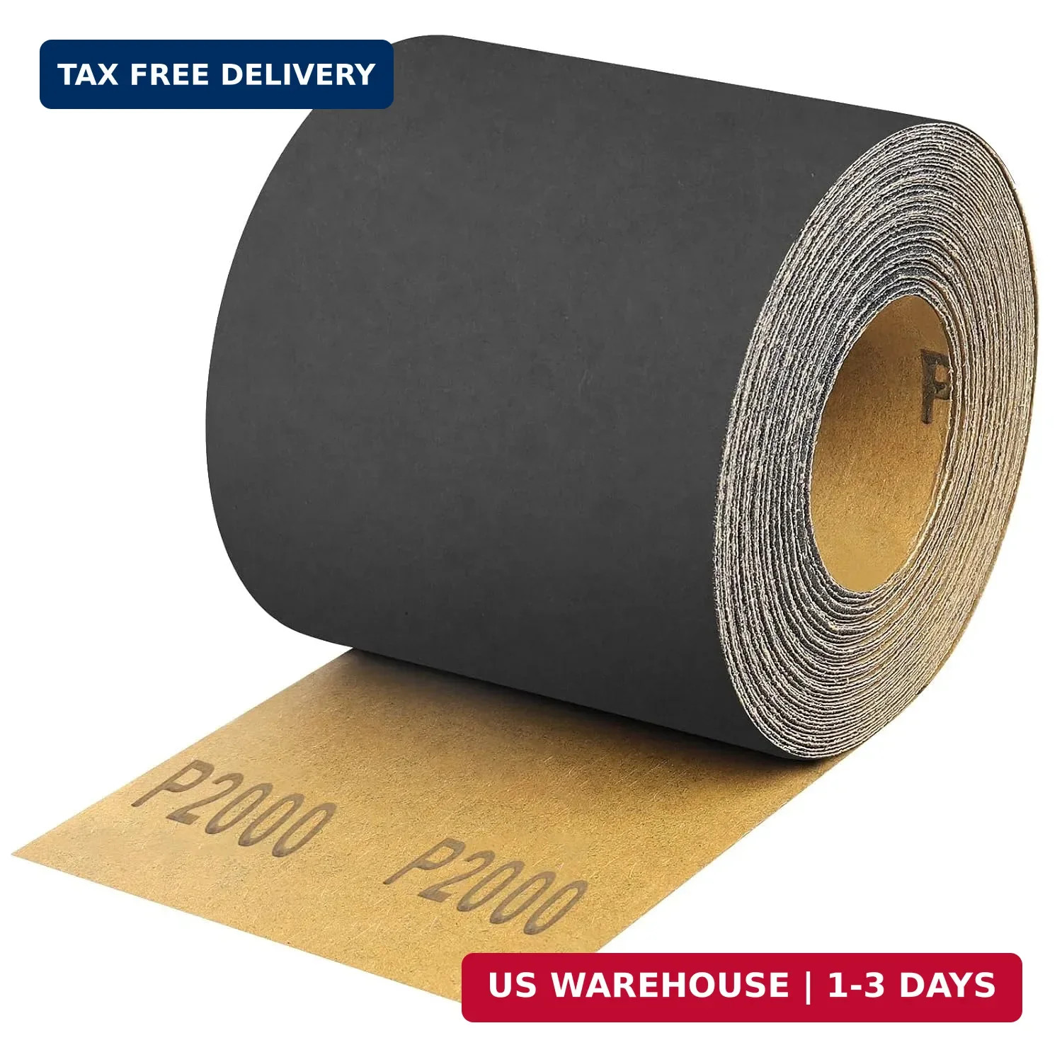 2000 Grit Sandpaper Roll, 3-2/3″ Wide 11 Yard Wet Dry Silicon Carbide Longboard