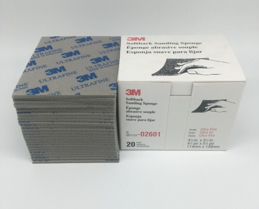 3M 02601 Softback Sanding Sponge Ultrafine- 20 Count/BOX -Sanding