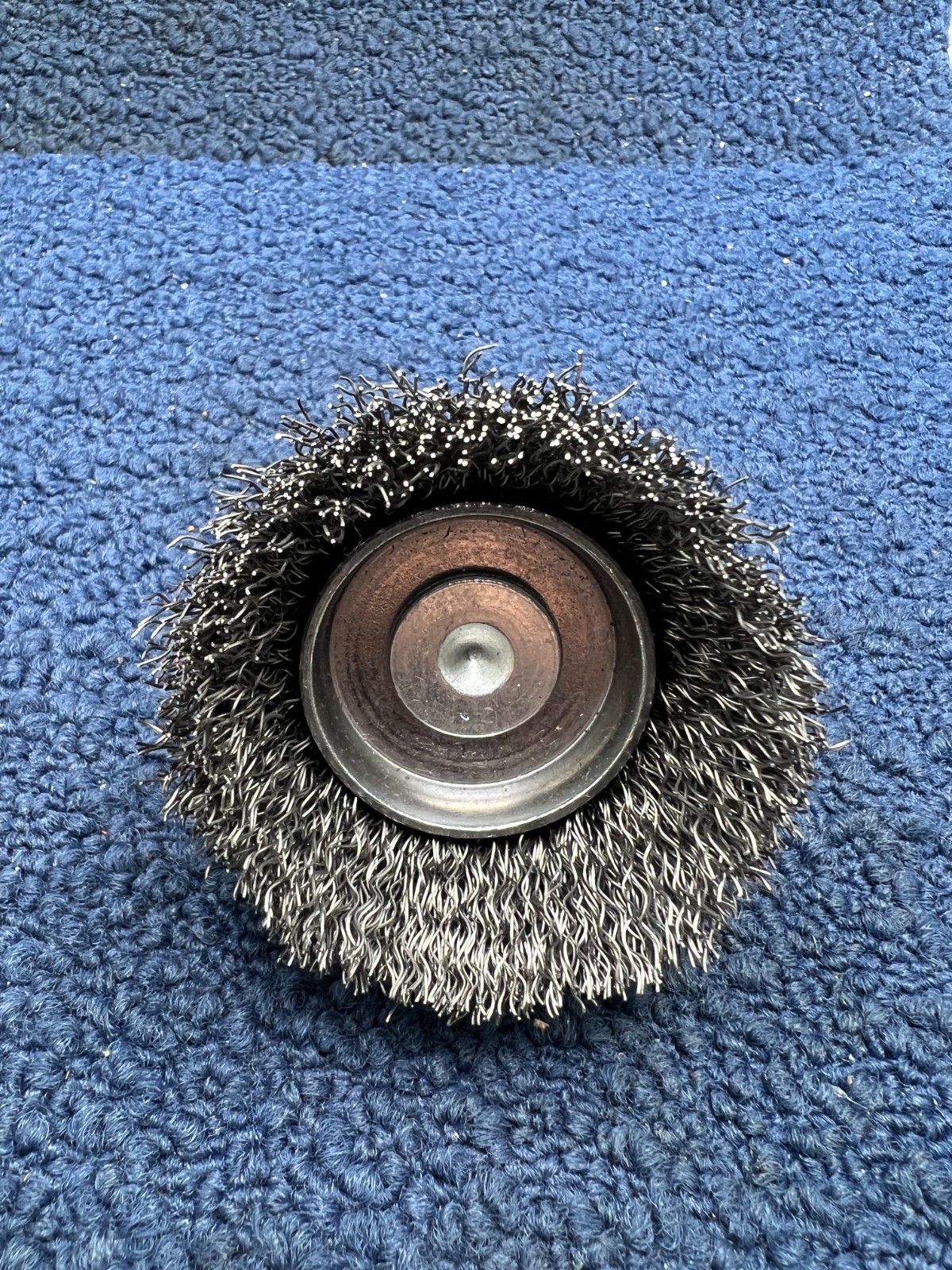 (QTY 5) Wire Cup Brush Crimped Carbon Steel 13000 Max RPM