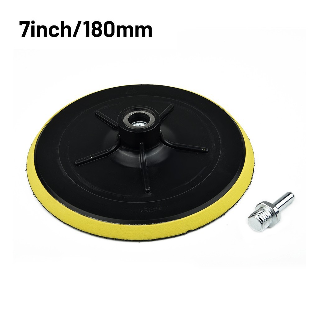 For M14 Drill Thread Compatible Buffing Pad Holder for Polishing Tools