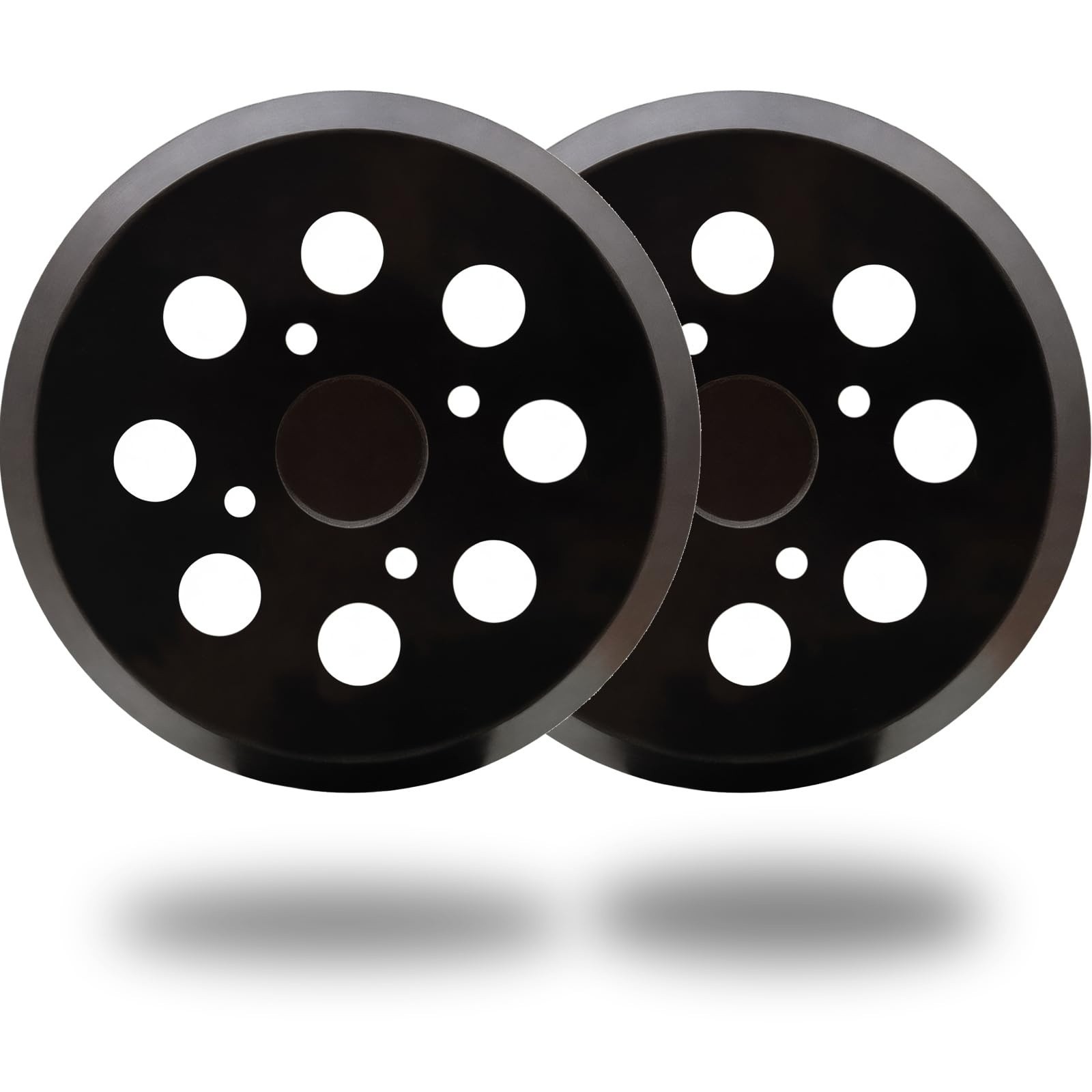 2 Pack 5 Inch 8 Hole Hook Loop Sanding Pad Replacement for Random Orbital Sander