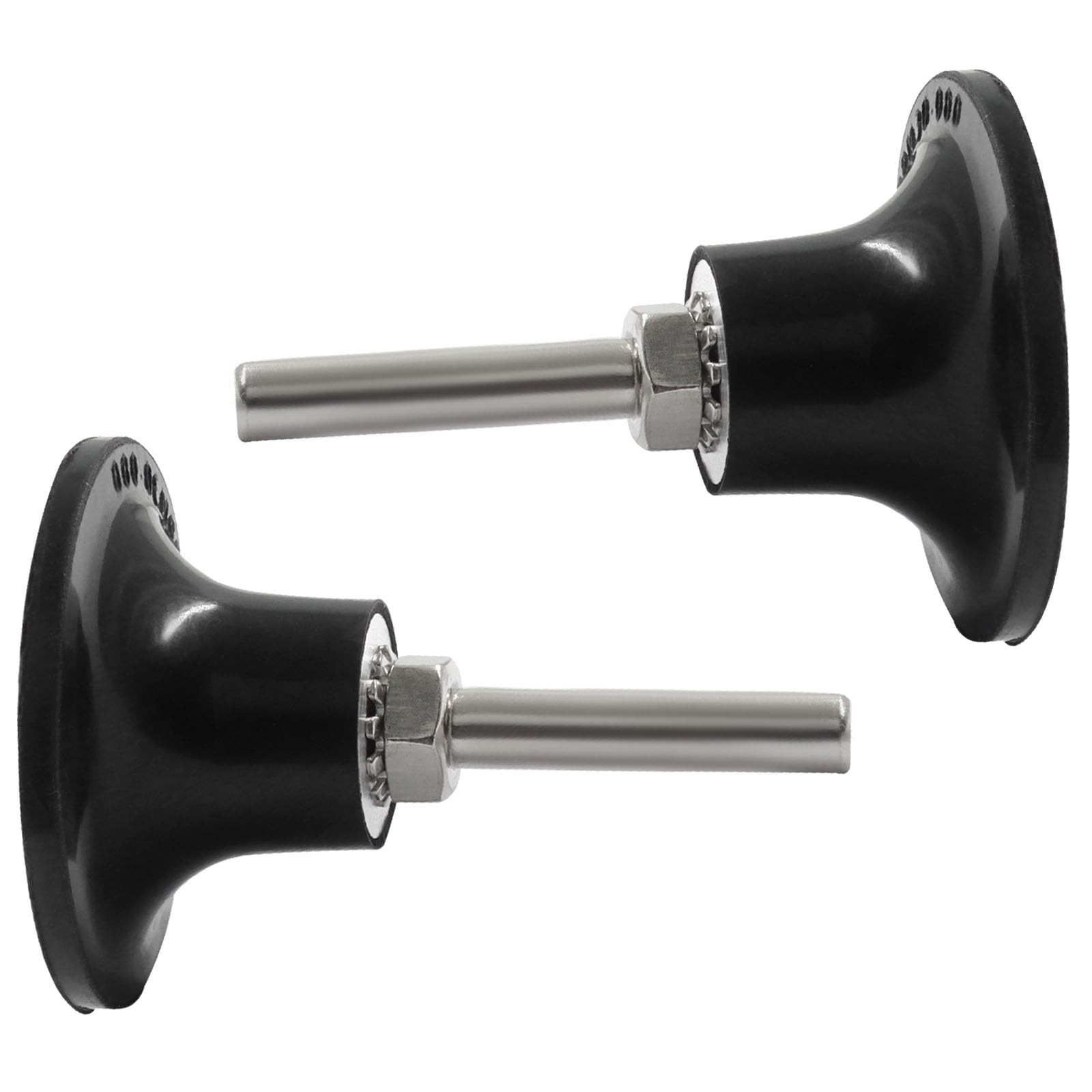 2 Pack 2 Inch Disc Pad Holder Roll Lock Disc Pad w/ 1/4 Inch Shank for Polishing