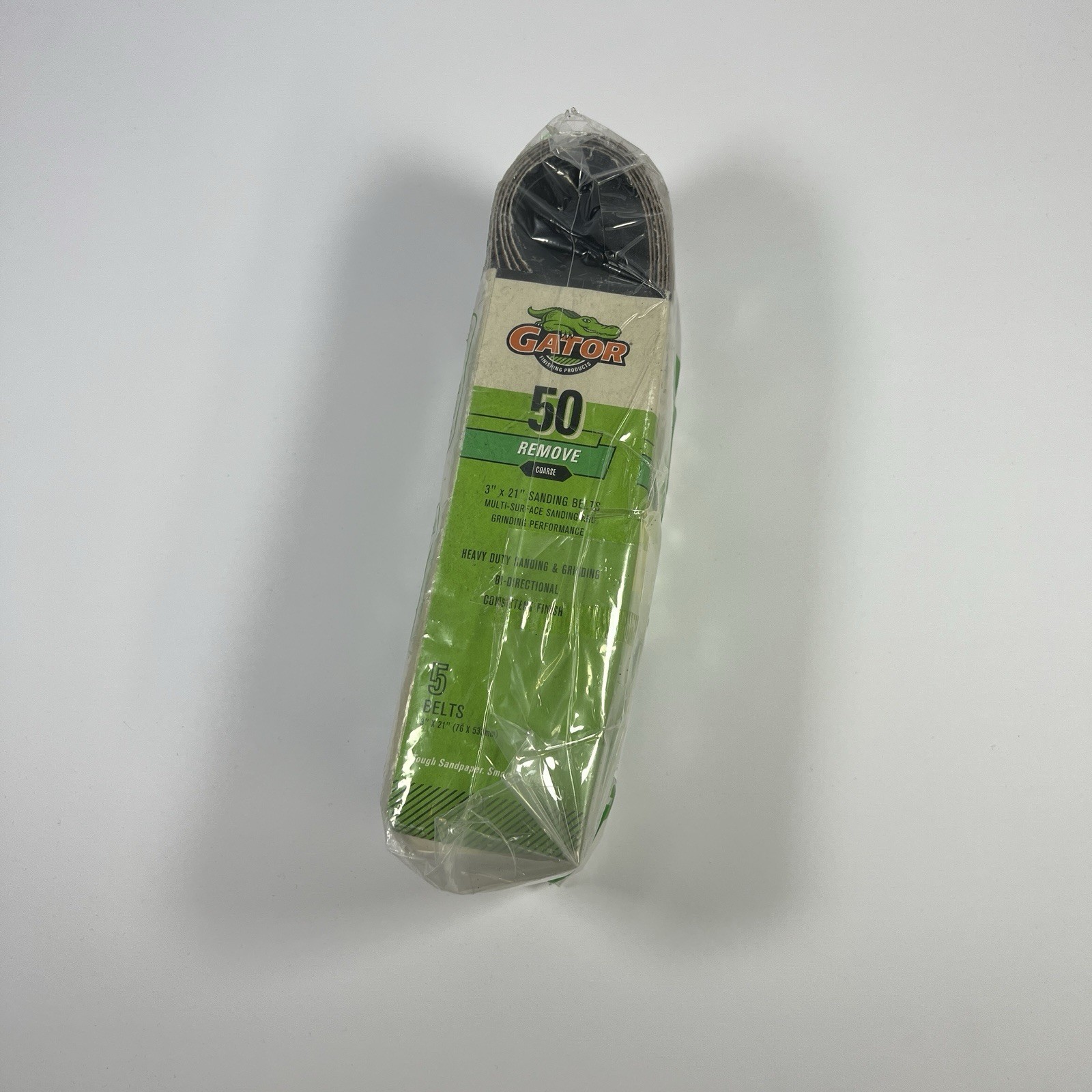 Gator 3 in. X 18 in. Sanding Belt 50 Grit Coarse 5 Pk NEW