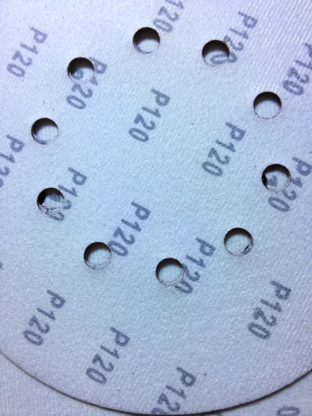 10 Pack Parts 9 Inch 10 Hole 120 Grit Sanding Discs Sandpaper for Drywall Sander