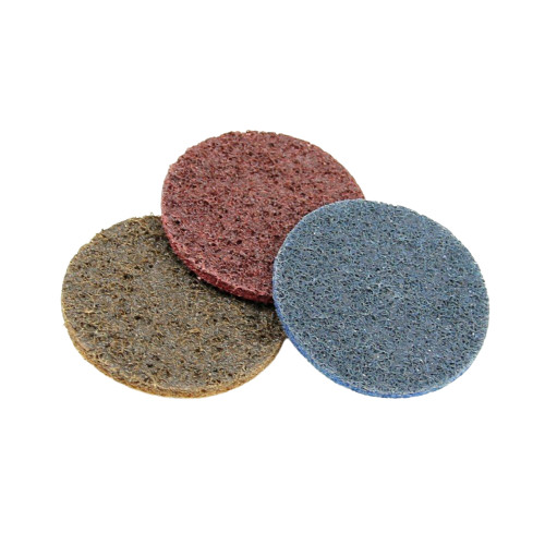 100 Pcs 3 in Scour Quick Change Sanding Disc Coarse to Fine Surface Conditioning