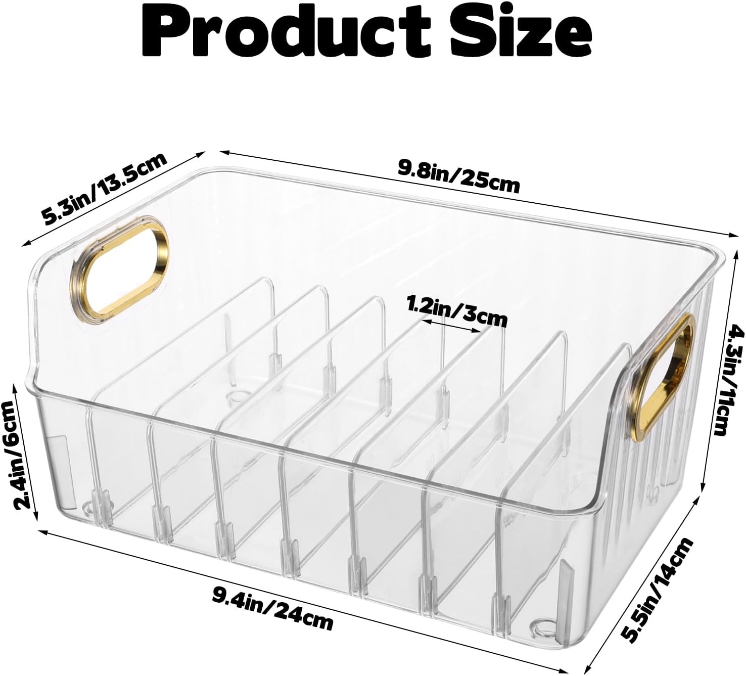 2 Sets 5 Inch Sanding Discs Storage Bins – 8 Slots for Classified Organization