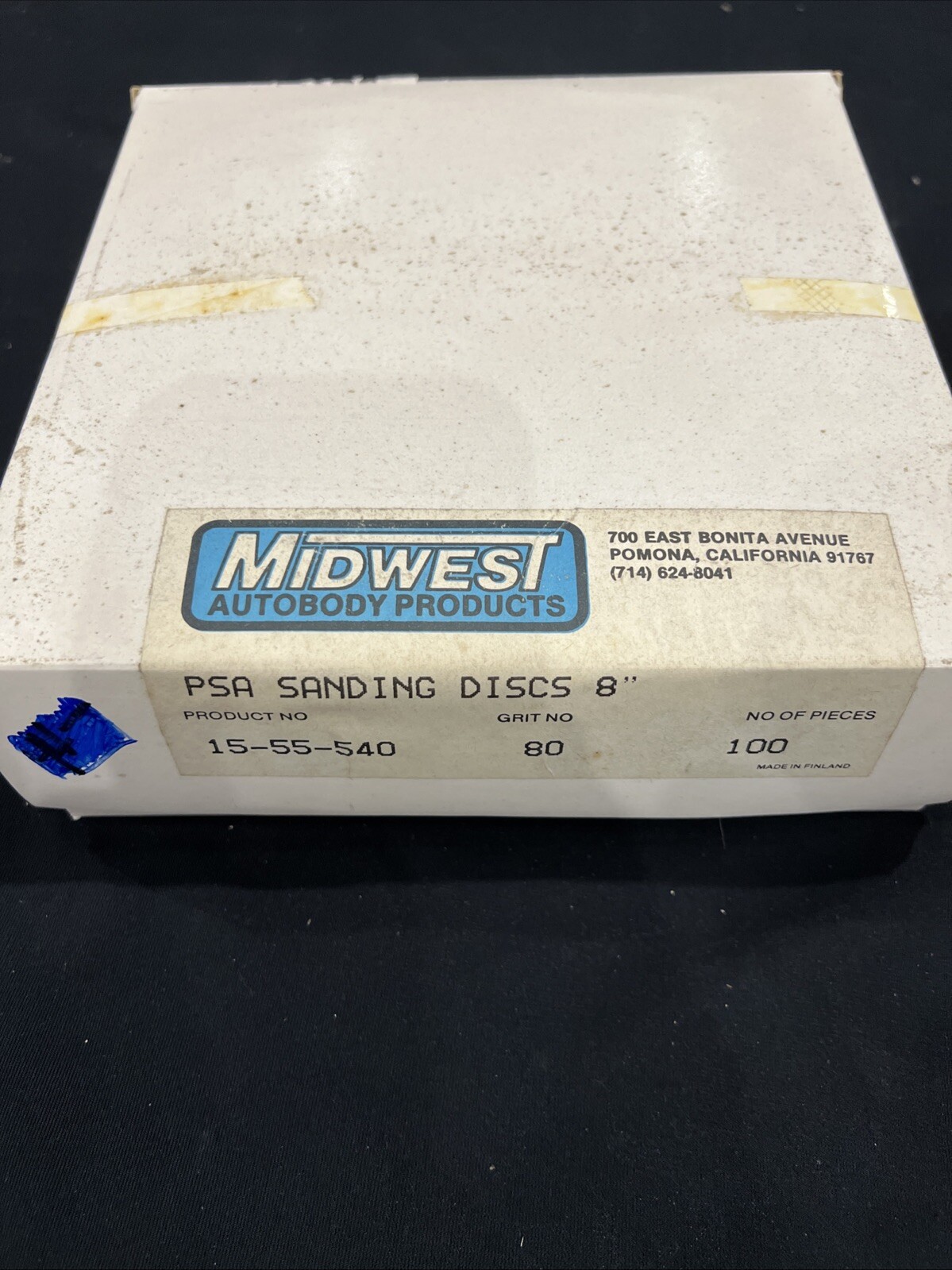 MIDWEST AUTO PRODUCTS PSA SANDING DISKS 8″ 80 GRIT 100 PIECES #15-55-540